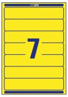 AVERY Zweckform Ordneretiketten L4765-20 gelb, 20 Blatt