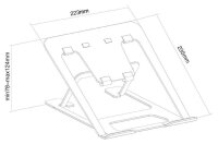 Neomounts Laptop-Ständer NSLS085 schwarz