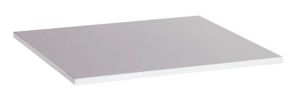 SODEMATUB Tischplatte lichtgrau rechteckig 80,0 x 80,0 x 2,5 cm