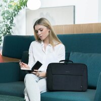 DICOTA Laptoptasche Eco Multi BASE Kunstfaser schwarz D30447-RPET bis 44,0 cm (17,3 Zoll)