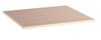 SODEMATUB Tischplatte ahorn rechteckig 80,0 x 80,0 x 2,5 cm