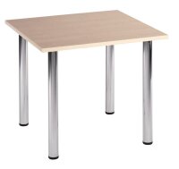 SODEMATUB Tischplatte ahorn rechteckig 80,0 x 80,0 x 2,5 cm
