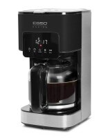 caso® Coffee Taste & Style Kaffeemaschine schwarz, 12 Tassen