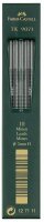 FABER-CASTELL TK 9071 Fallminen-Bleistiftminen schwarz H...