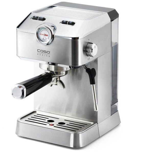 caso® Espresso Gourmet Siebträgermaschine silber  ( 1820 )