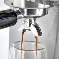 caso® Espresso Gourmet Siebträgermaschine silber  ( 1820 )