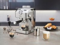 caso® Espresso Gourmet Siebträgermaschine silber  ( 1820 )