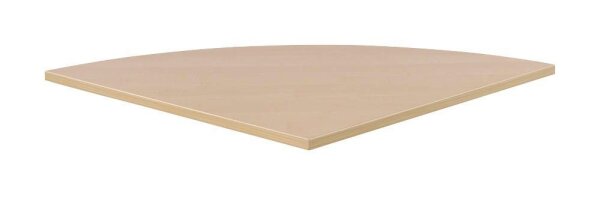 SODEMATUB Verbindungsplatte ahorn, dreieckig abgerundet 80,0 x 80,0 x 2,5 cm
