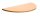 SODEMATUB Verbindungsplatte buche, halbrund 80,0 x 40,0 x 1,9 cm