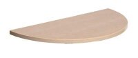 SODEMATUB Verbindungsplatte ahorn, halbrund 80,0 x 40,0 x...