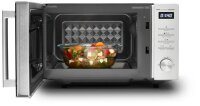 caso® M 20 Ceramic Gourmet Mikrowelle 700 W silber