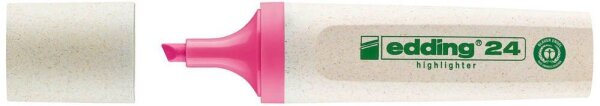 edding 24 EcoLine Textmarker rosa, 1 St.