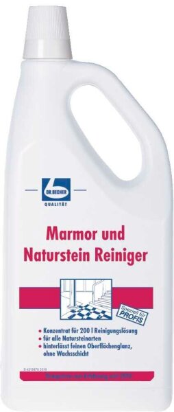 DR.BECHER Marmor und Naturstein Reiniger Bodenreiniger 2,0 l