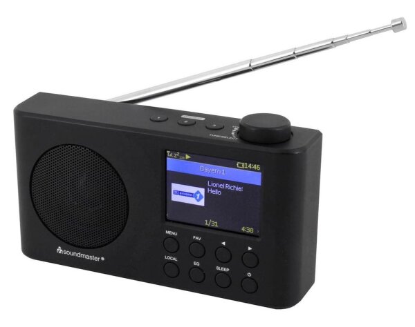 soundmaster IR6500SW Internetradio schwarz