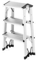 ALCO Klapptritt silber 3 Stufen, H: 64,0 cm
