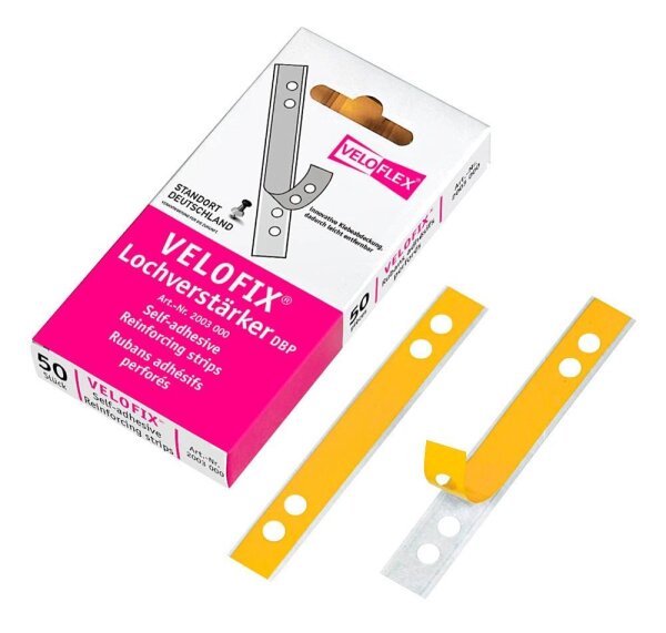VELOFLEX Lochverstärker VELOFIX® glasklar, 50 St.