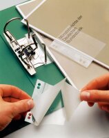 VELOFLEX Heftstreifen, selbstklebend Doppelheftfix transparent Kunststoff, 10 St.