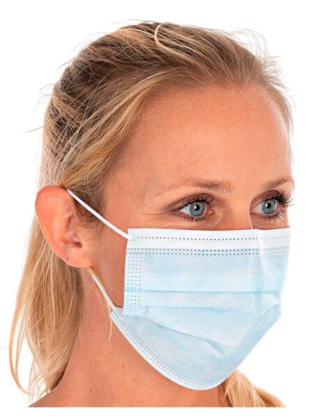 HYGOSTAR medizinischer Mundschutz DIN EN 14683 Typ II, 50 St.