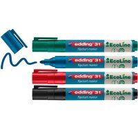 edding 31 Ecoline Flipchart-Marker farbsortiert 1,5 - 3,0...