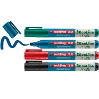 edding 32 Ecoline Flipchart-Marker farbsortiert 1,0 - 5,0...