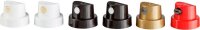 edding 5200 Sprühköpfe-Set weiß, schwarz, rot, gold, 1 Set