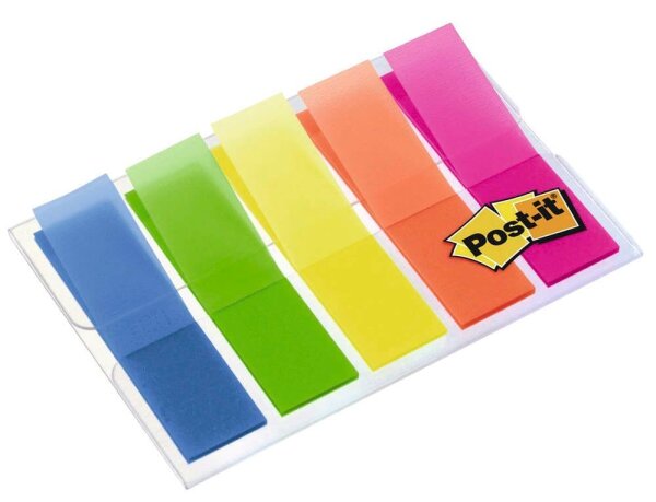 Post-it® Mini Haftmarker farbsortiert 5x 20 Streifen