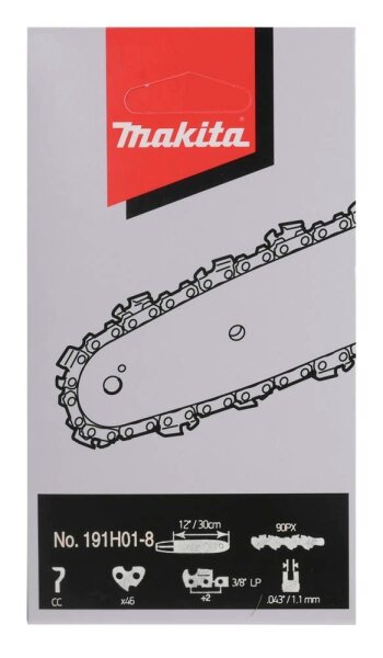 makita 90PX, 191H01-8 Sägekette 30,0 cm, 3/8 Zoll, 1,1 mm