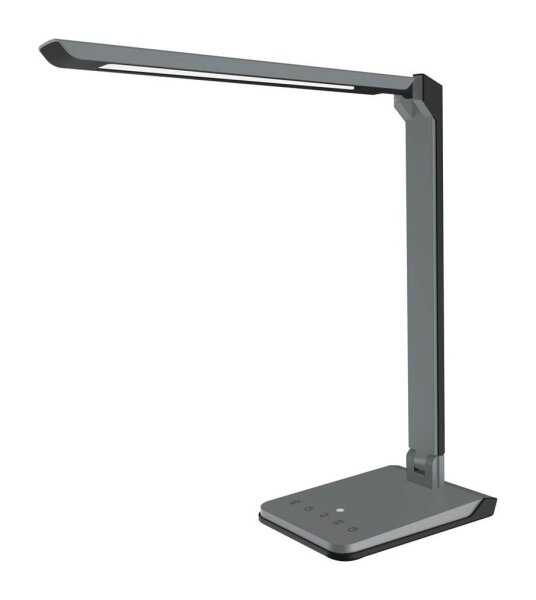 Hansa Lumina LED Schreibtischlampe metallgrau 9 W