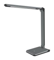 Hansa Lumina LED Schreibtischlampe metallgrau 9 W
