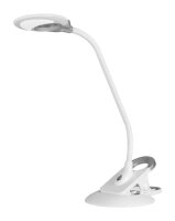 Hansa Swirl LED Schreibtischlampe weiß, silber 4 W...