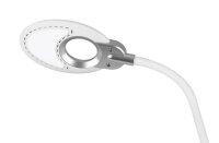 Hansa Swirl LED Schreibtischlampe weiß, silber 4 W mit Tischklemme