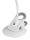 Hansa Swirl LED Schreibtischlampe weiß, silber 4 W mit Tischklemme