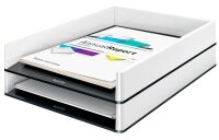 LEITZ Briefablage WOW Duo Colour schwarz/weiß DIN...