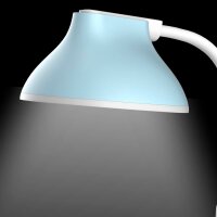 Hansa Twinkel LED Schreibtischlampe hellblau 8 W