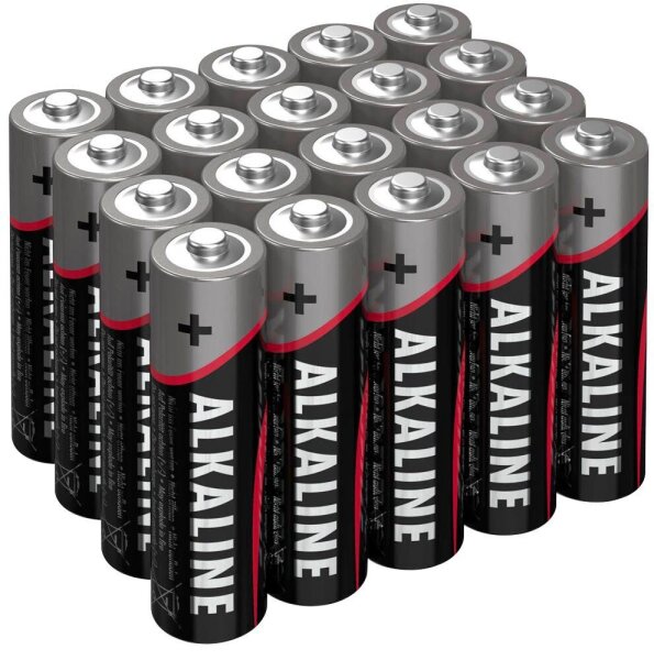 ANSMANN Batterien Red Alkaline Alkali-Mangan Mignon AA 1,5 V, 20 St.