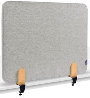 Legamaster Tischtrennwand ELEMENTS 7-209810, grau 80,0 x...