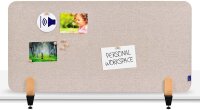 Legamaster Tischtrennwand ELEMENTS 7-209821, beige 120,0...