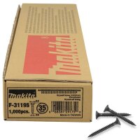 makita Schnellbauschrauben F-31195 3,5 mm x 35 mm, 1.000 St.