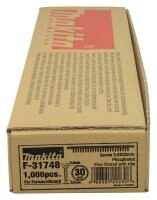 makita Schnellbauschrauben F-31748 3,9 mm x 30 mm, 1.000 St.