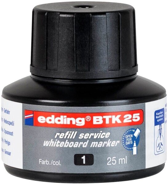 edding Nachfülltinte BTK 25 schwarz