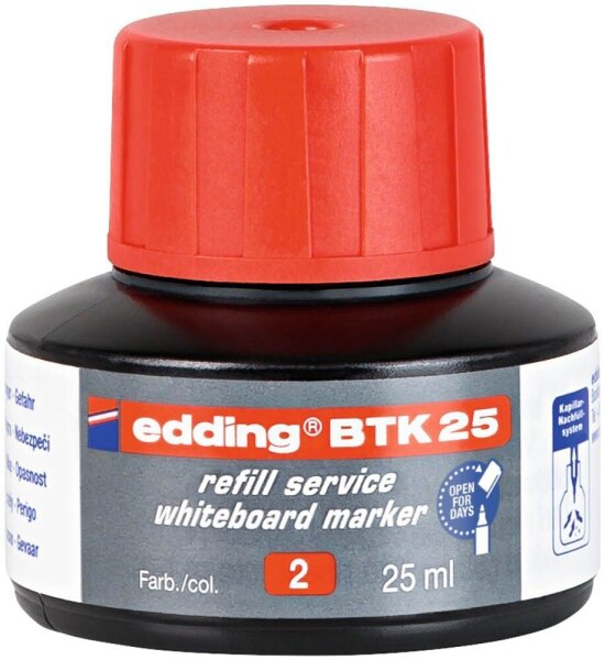 edding Nachfülltinte BTK 25 rot