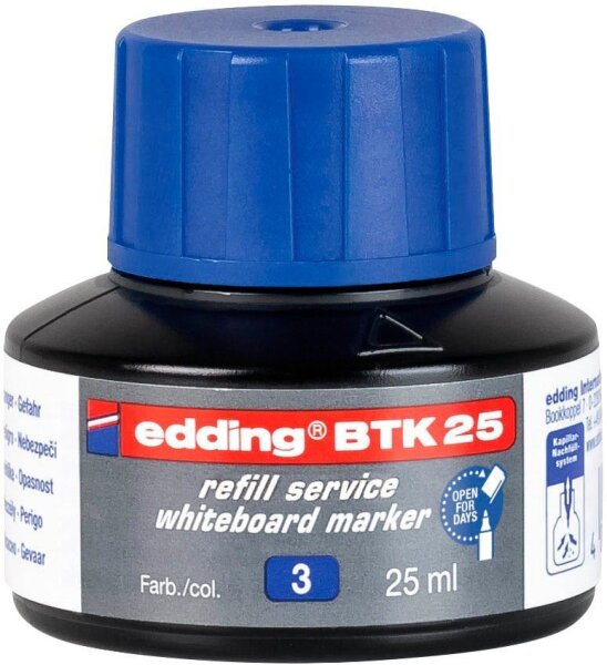edding Nachfülltinte BTK 25 blau