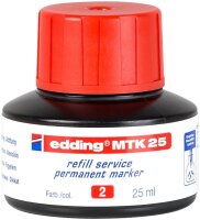 edding Nachfülltinte MTK 25 rot