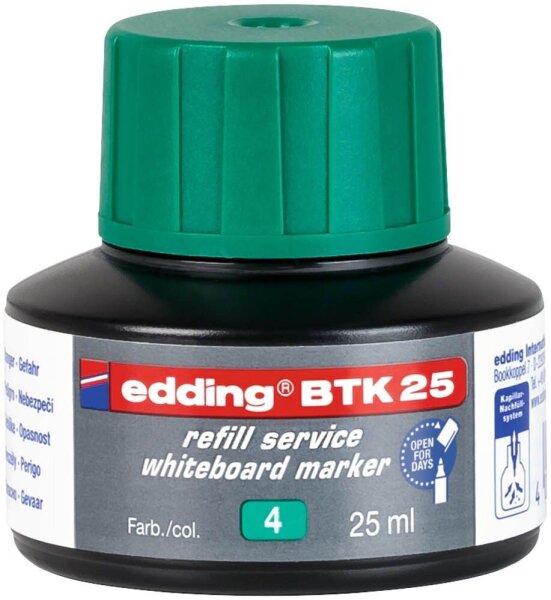 edding Nachfülltinte BTK 25 grün