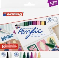 edding nordic Acrylstifte-Set farbsortiert 1 Set