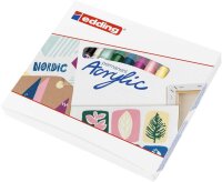 edding nordic Acrylstifte-Set farbsortiert 1 Set