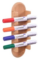 Legamaster magnetischer Stiftehalter WOODEN braun Holz 4...