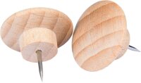 Legamaster Pinnnadeln WOODEN braun, 25 St.