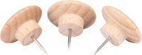 Legamaster Pinnnadeln WOODEN braun, 25 St.