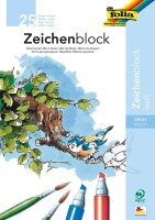 folia Malblock DIN A3 80 g/qm, 25 Blatt, 1 St.